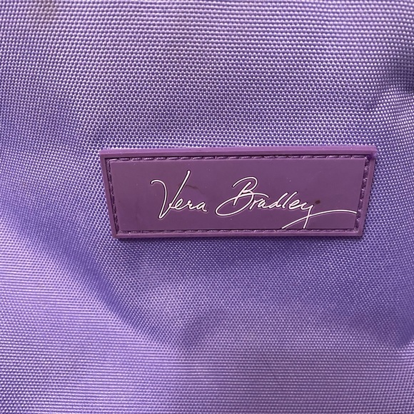 Purple Floral Vera Bradley Backpack - Picture 4 of 4